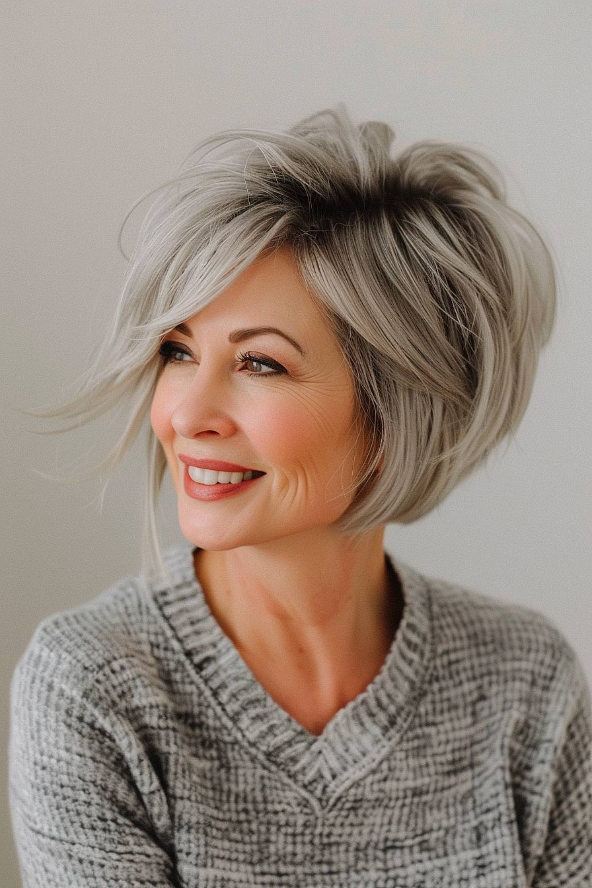 Best Short Stacked Bob Haircuts for Women Over 50 in 2026
