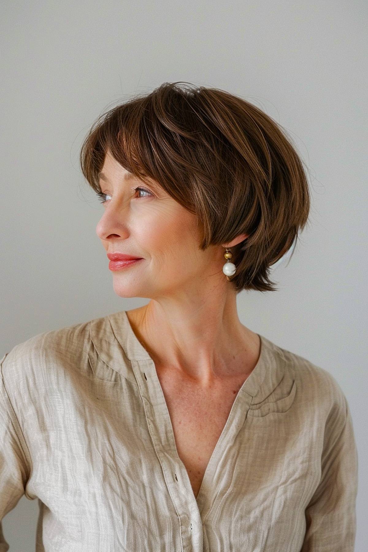 Best Short Stacked Bob Haircuts for Women Over 50 in 2026