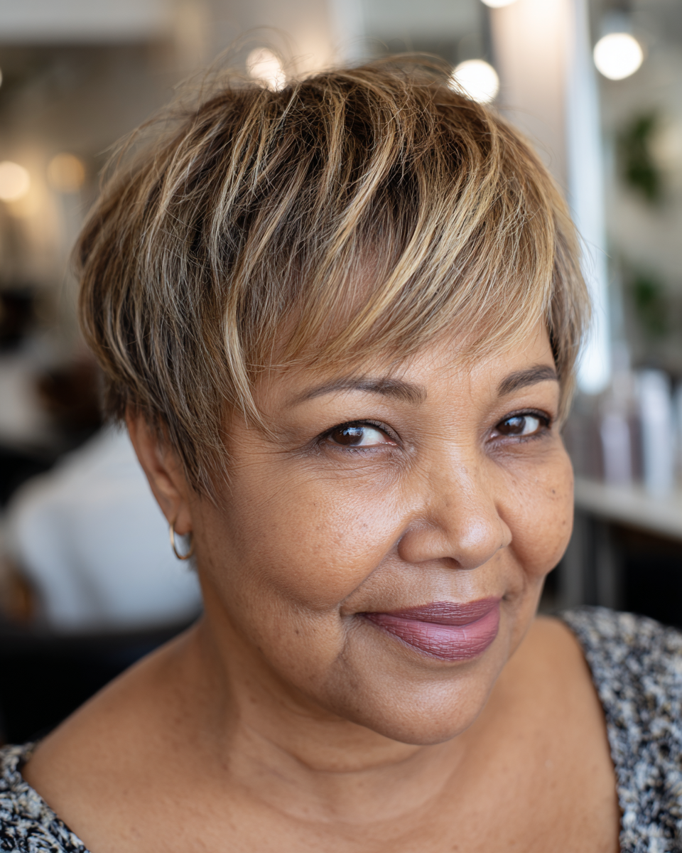 Best Short Haircuts for Round Faces Over 60: Expert Styles & Tips