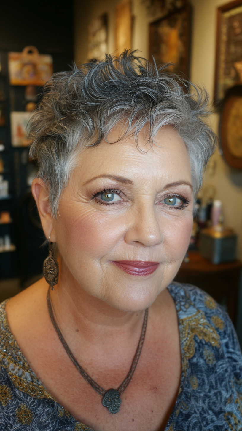 Best Short Haircuts for Round Faces Over 60: Expert Styles & Tips