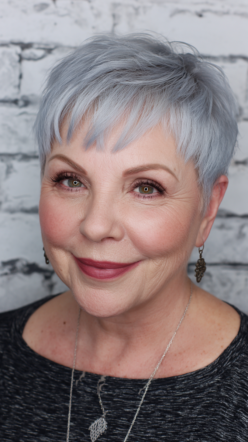 Best Short Haircuts for Round Faces Over 60: Expert Styles & Tips