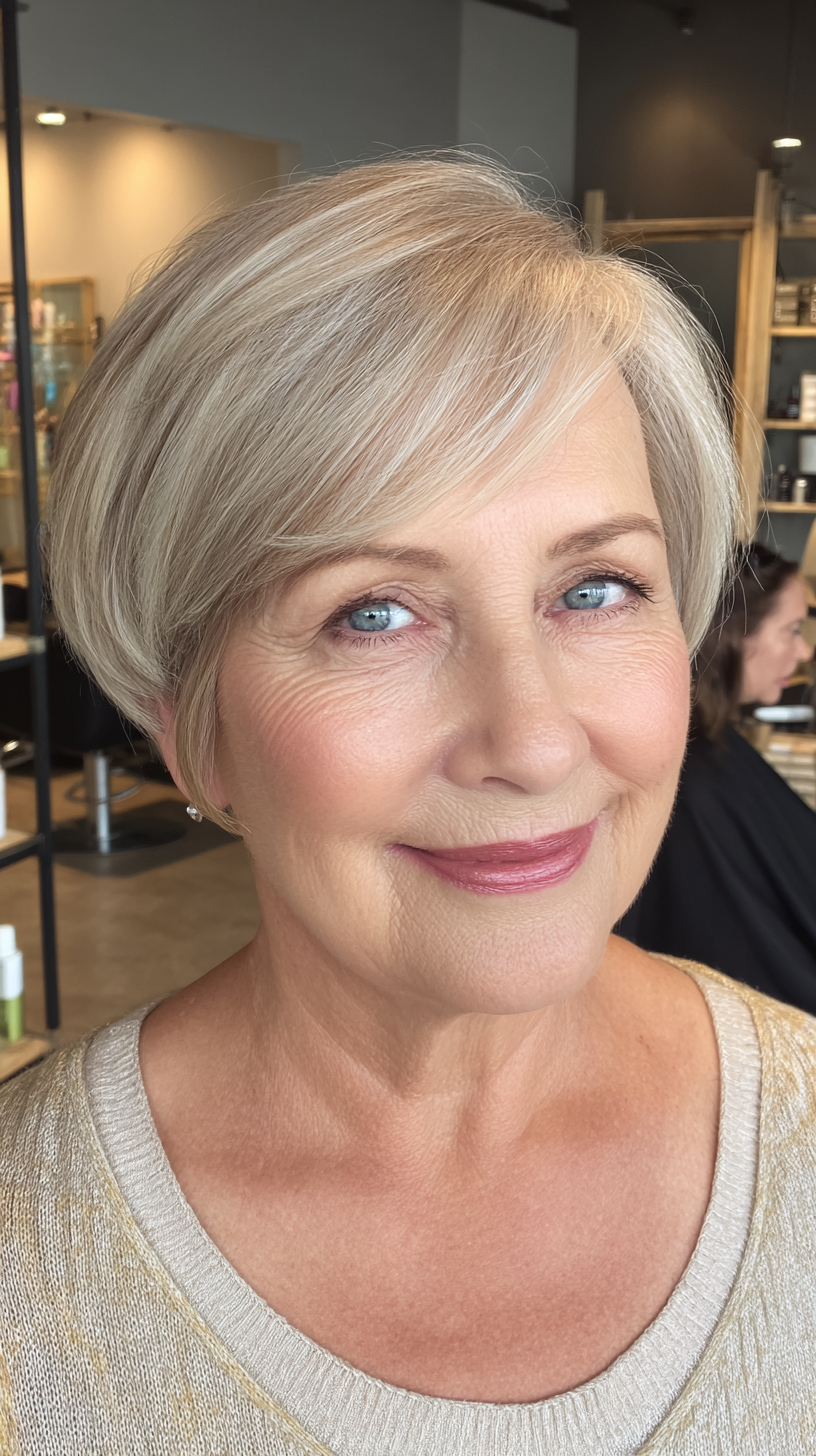 Best Short Haircuts for Round Faces Over 60: Expert Styles & Tips