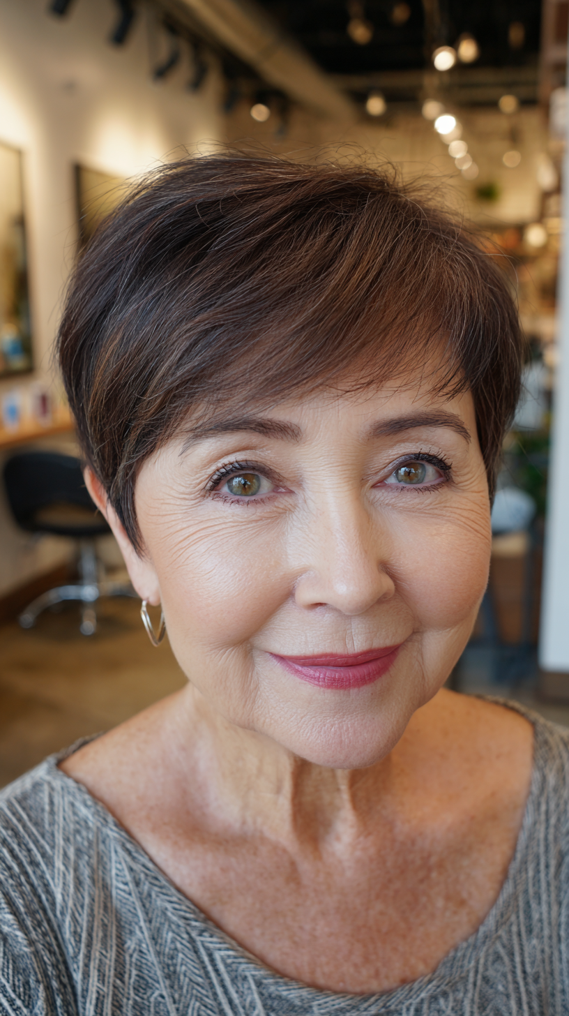 Best Short Haircuts for Round Faces Over 60: Expert Styles & Tips