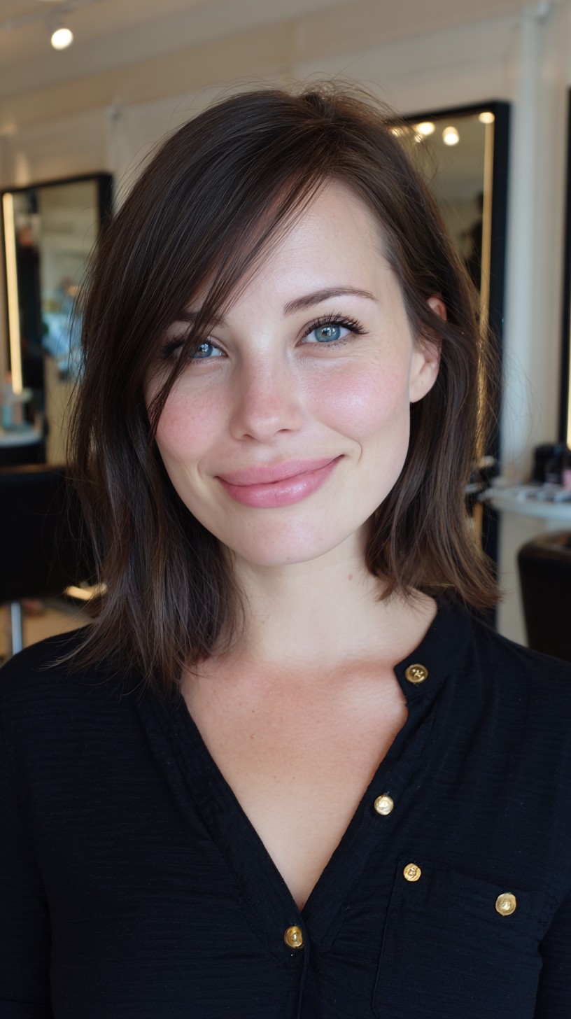 Shoulder-Length Side Part Hairstyles: Trends & Styling Tips