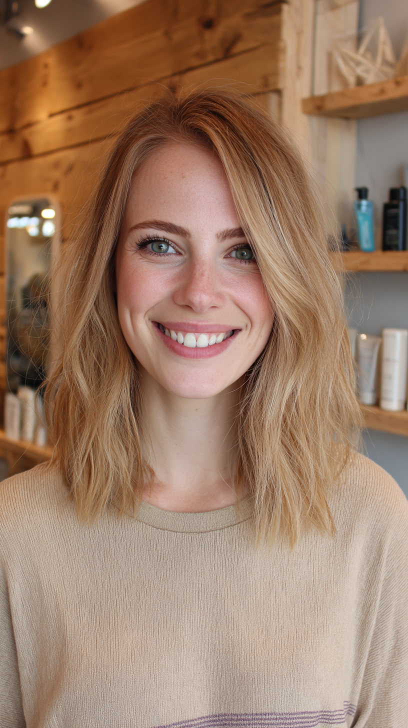 Shoulder-Length Side Part Hairstyles: Trends & Styling Tips