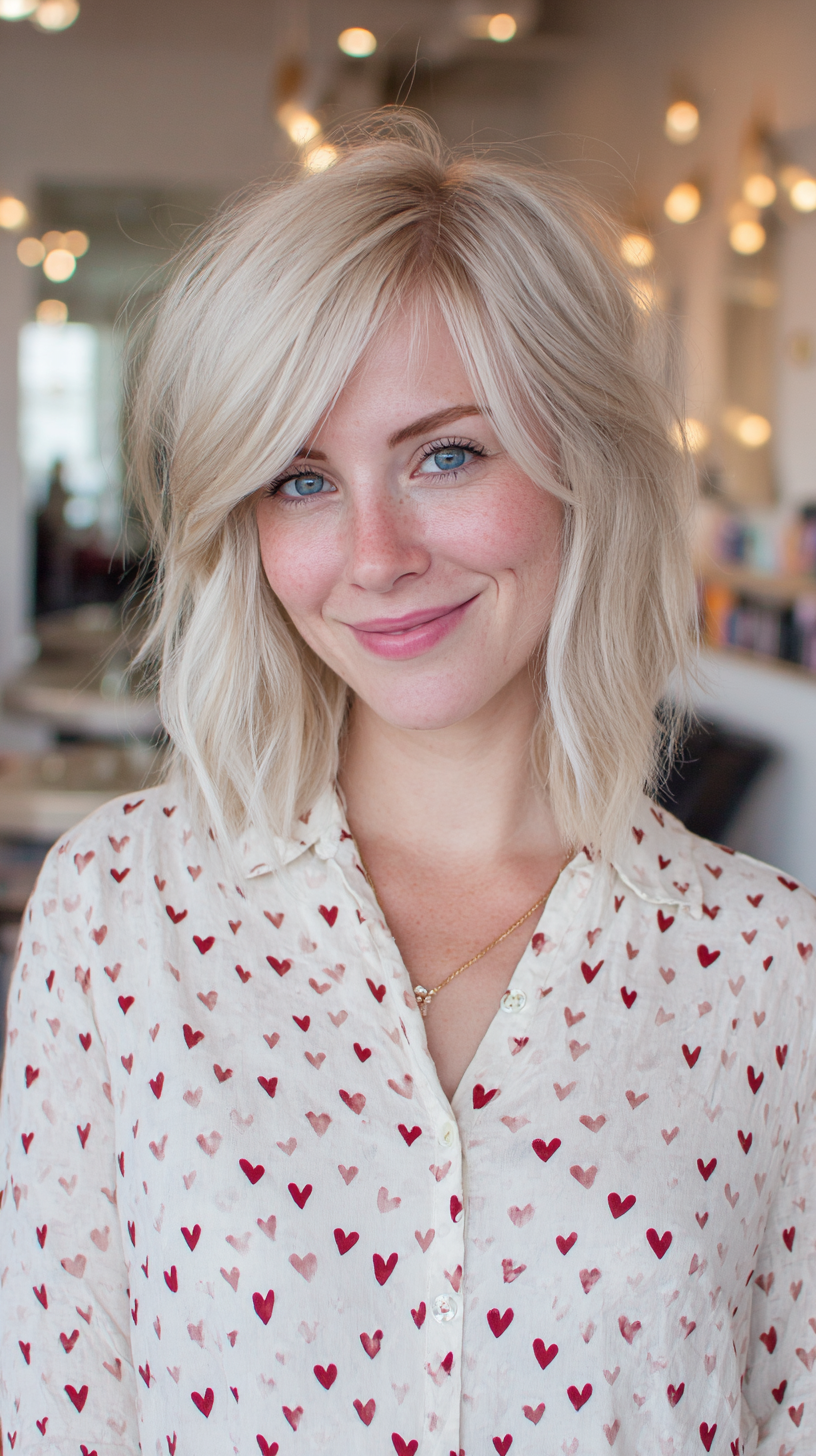Shoulder-Length Side Part Hairstyles: Trends & Styling Tips