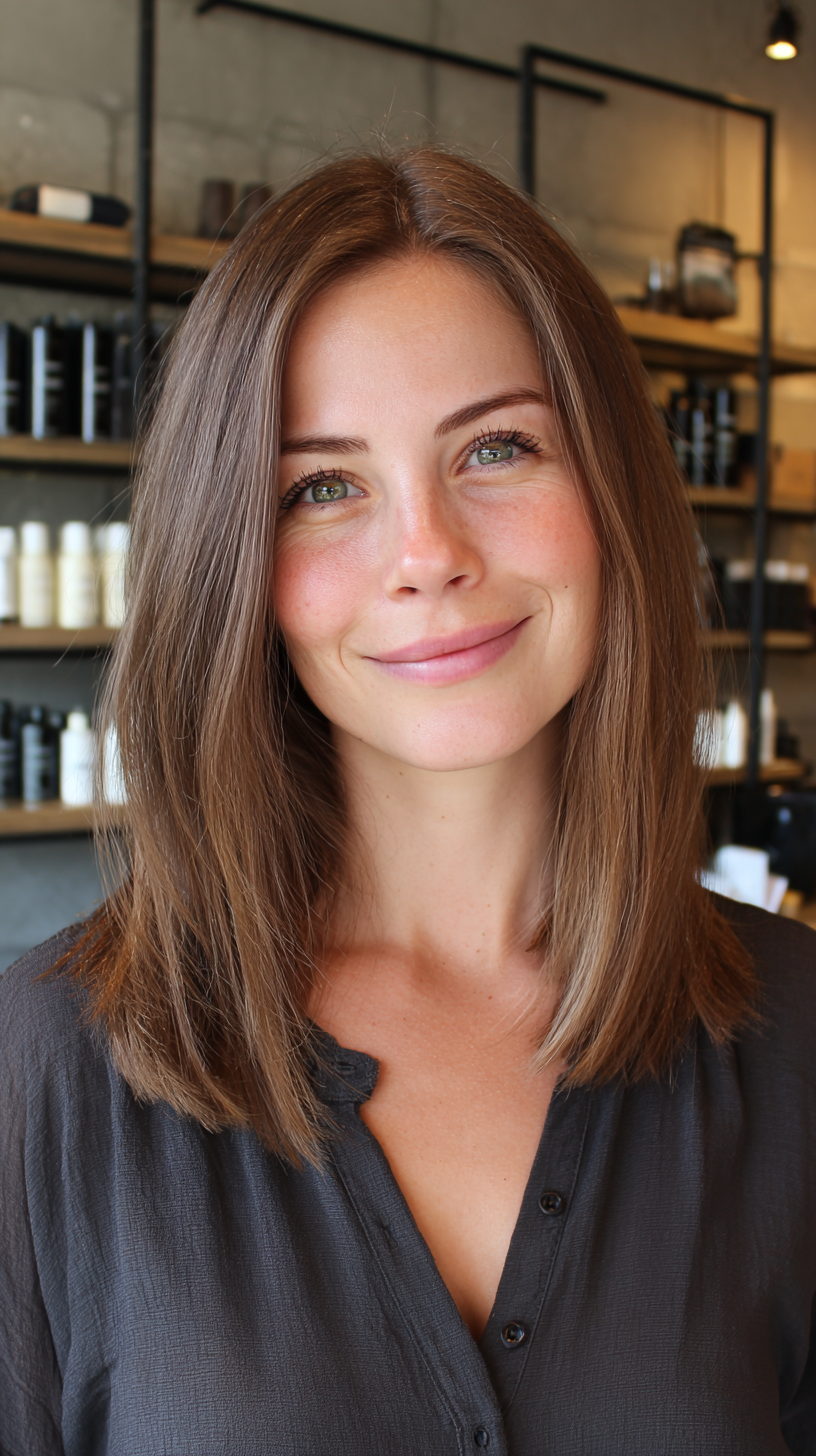 Best Medium Length Straight Hairstyles for 2026: Sleek & Easy