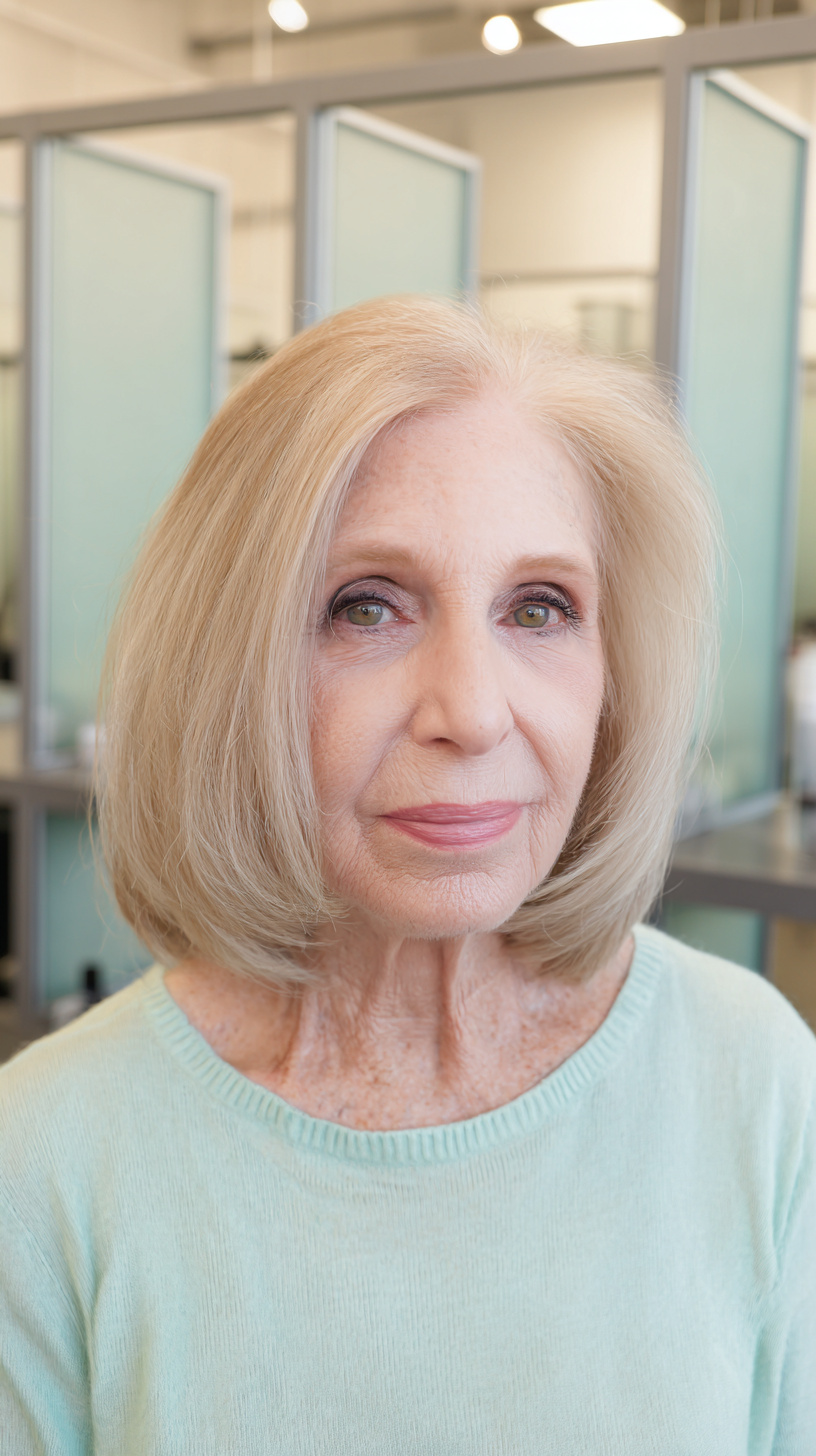 Best Shoulder-Length Hairstyles for Women Over 70: Stylish & Modern