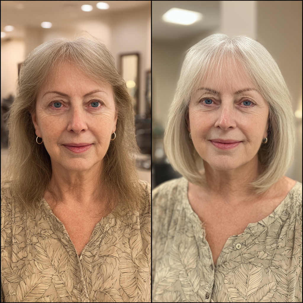 Best Shoulder-Length Hairstyles for Women Over 70: Stylish & Modern