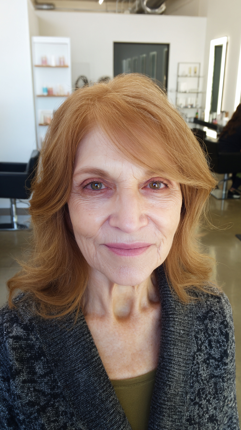 Best Shoulder-Length Hairstyles for Women Over 70: Stylish & Modern