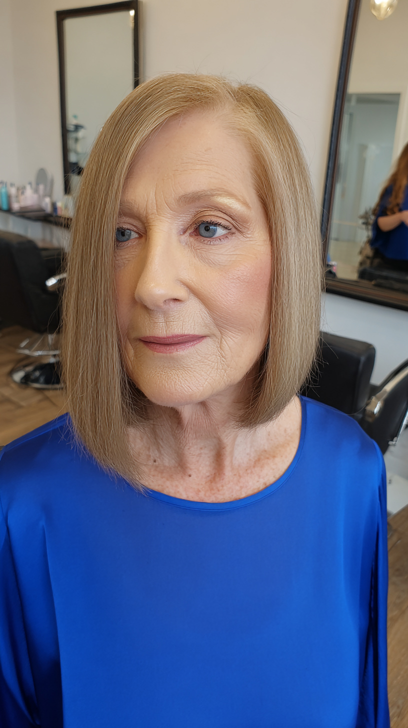 Best Shoulder-Length Hairstyles for Women Over 70: Stylish & Modern