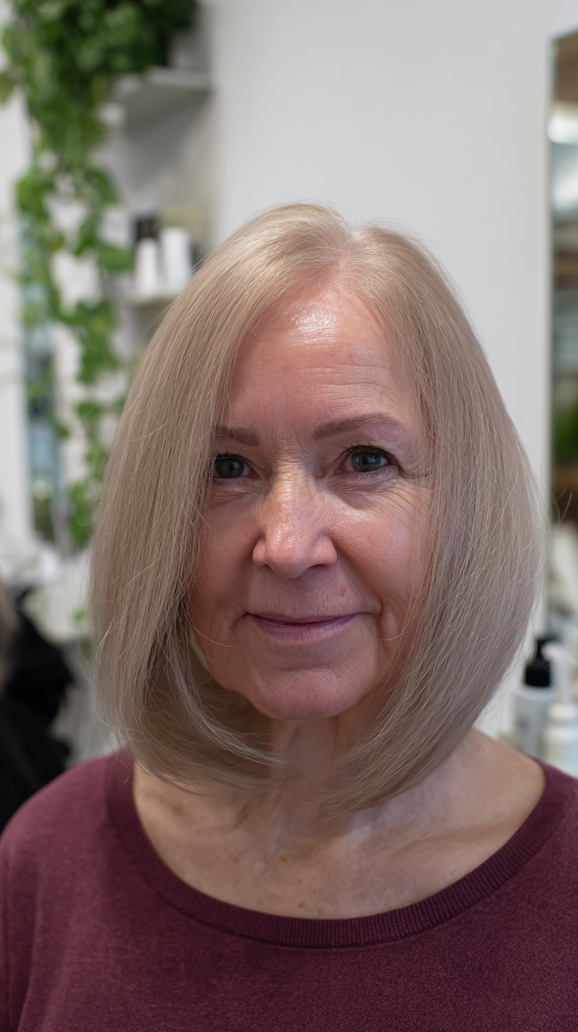 Best Shoulder-Length Hairstyles for Women Over 70: Stylish & Modern