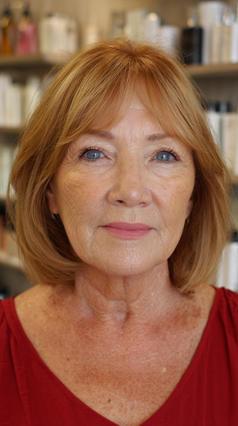 Best Shoulder-Length Hairstyles for Women Over 70: Stylish & Modern