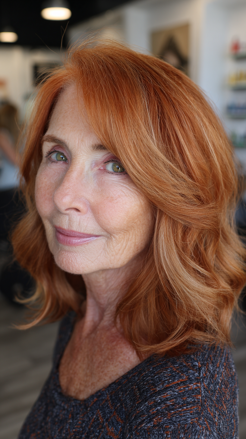 Best Shoulder-Length Hairstyles for Women Over 70: Stylish & Modern