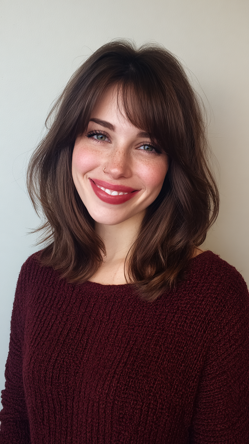 Best Medium Haircuts with Side Bangs for 2026 | Expert Styling Tips