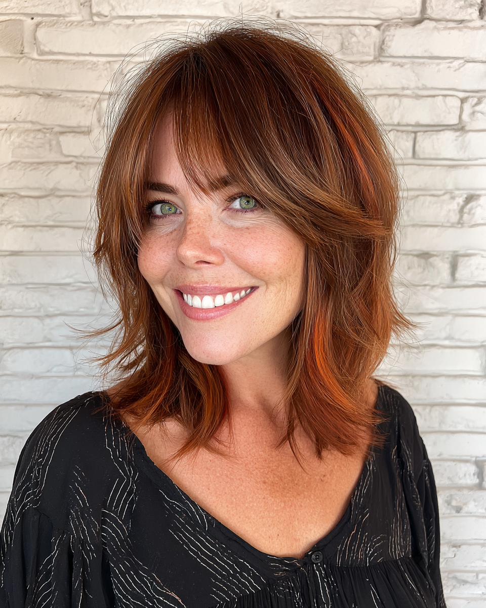 Best Shoulder-Length Hairstyles for Women 50+ in 2026