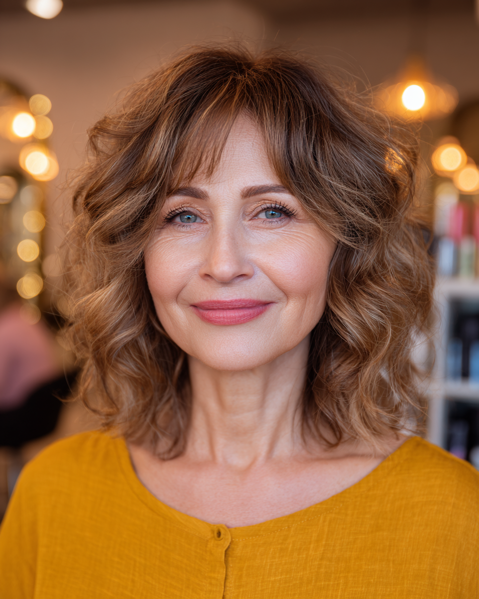 Best Shoulder-Length Hairstyles for Women 50+ in 2026