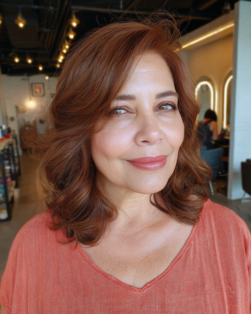 Best Shoulder-Length Hairstyles for Women 50+ in 2026