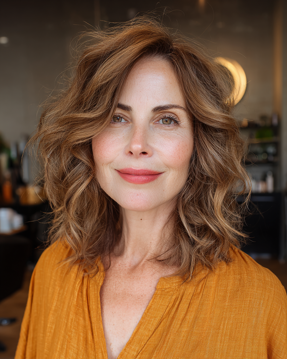Best Shoulder-Length Hairstyles for Women 50+ in 2026