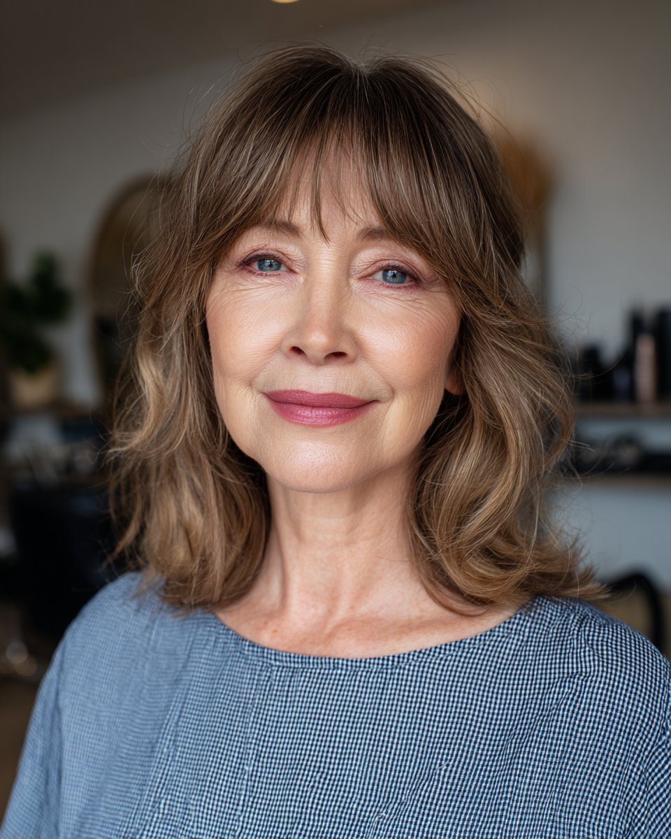 Best Shoulder-Length Hairstyles for Women 50+ in 2026