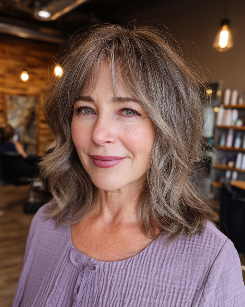Best Shoulder-Length Hairstyles for Women 50+ in 2026