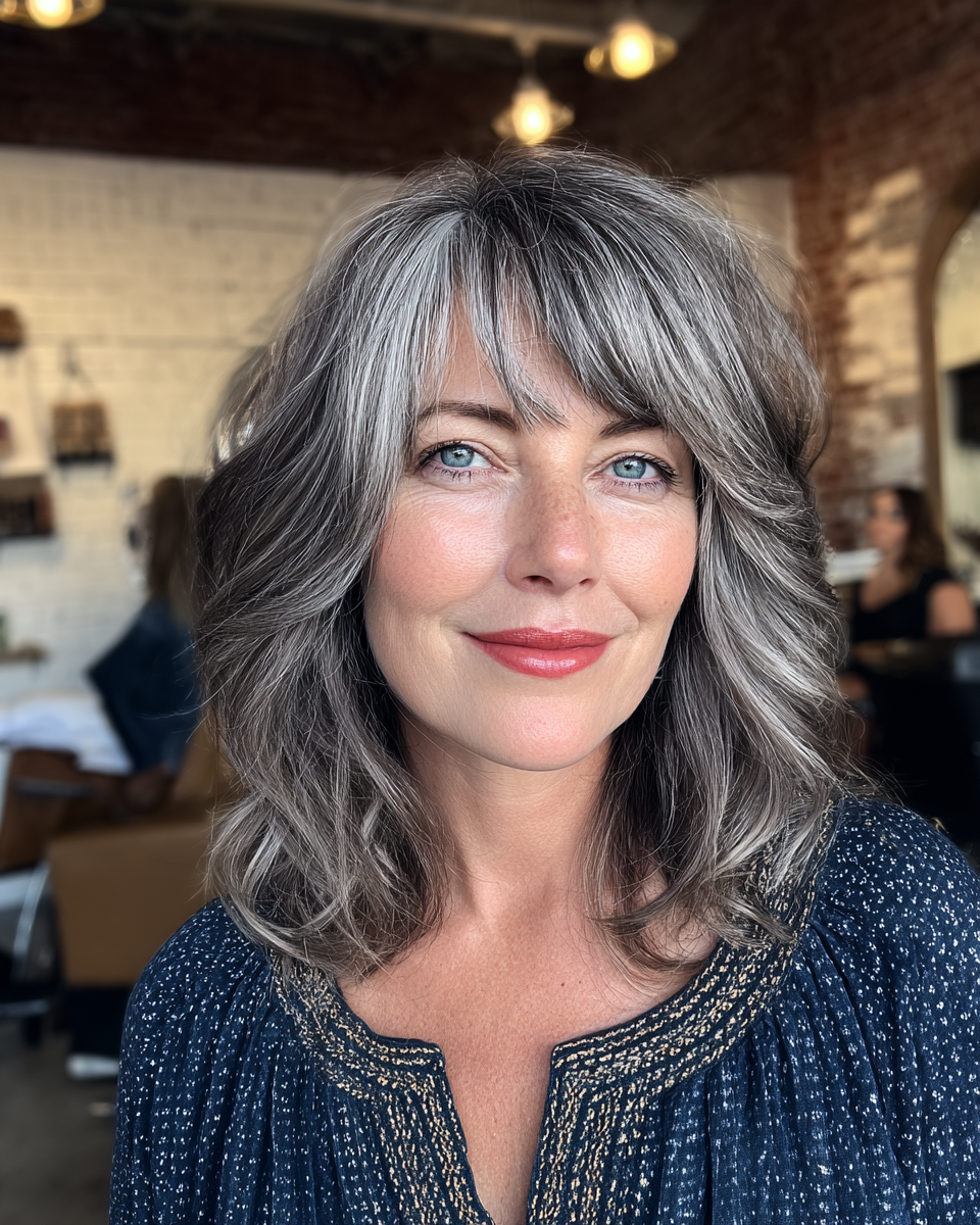 Best Shoulder-Length Hairstyles for Women 50+ in 2026