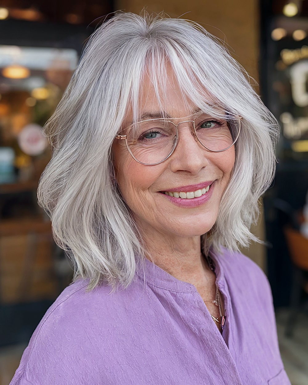 Best Medium-Length Haircuts for Women Over 70 | Stylish & Flattering Styles