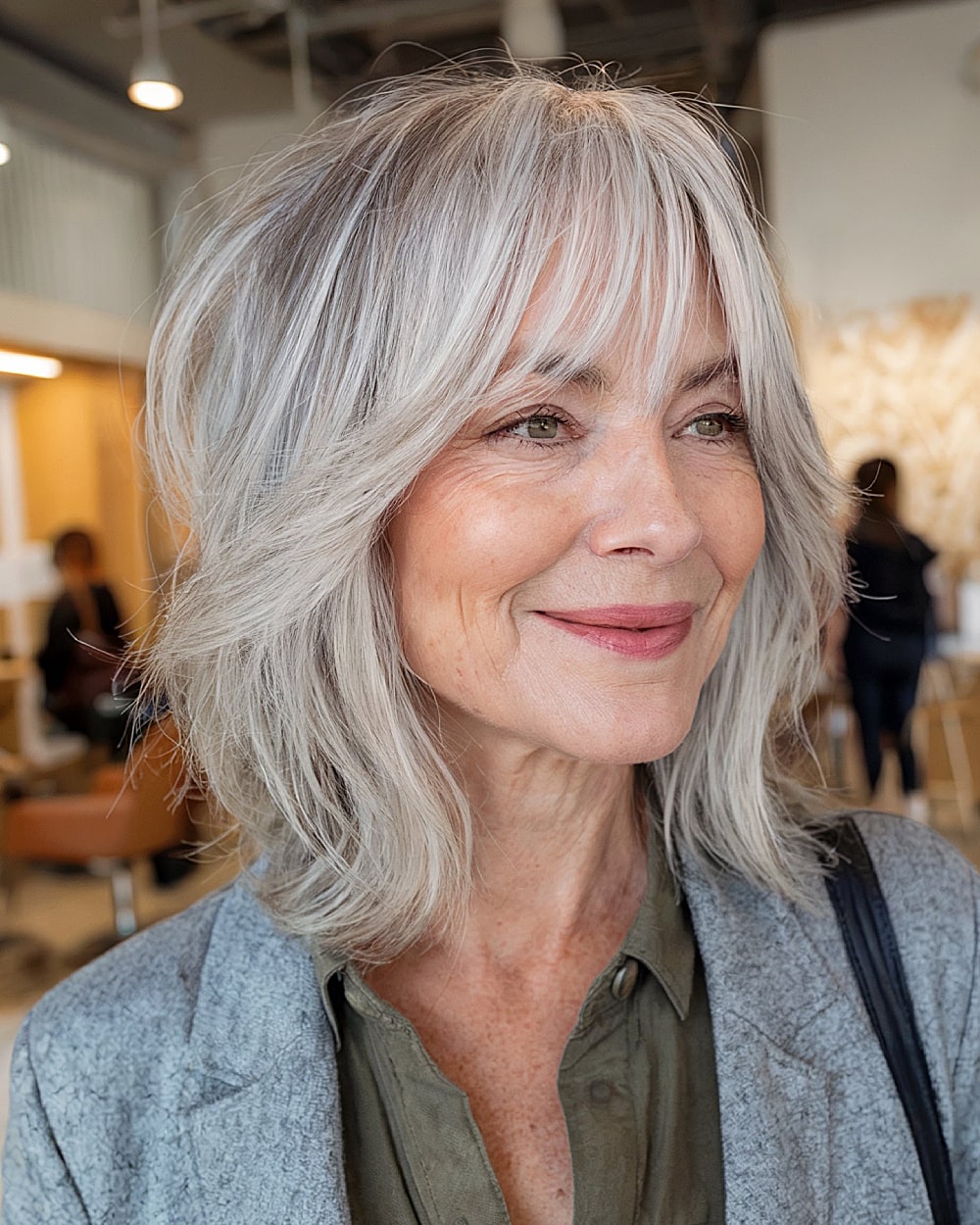 Best Medium-Length Haircuts for Women Over 70 | Stylish & Flattering Styles