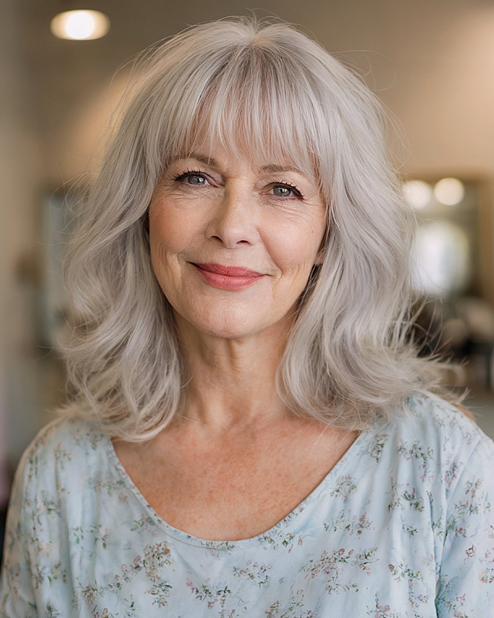 Best Medium-Length Haircuts for Women Over 70 | Stylish & Flattering Styles