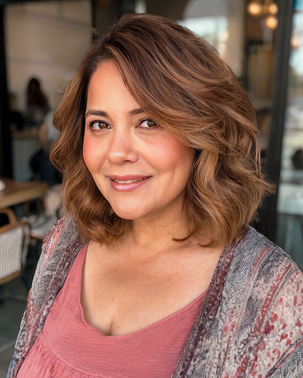 Best Medium Haircuts for Round Faces Over 40 | Expert Styling Tips