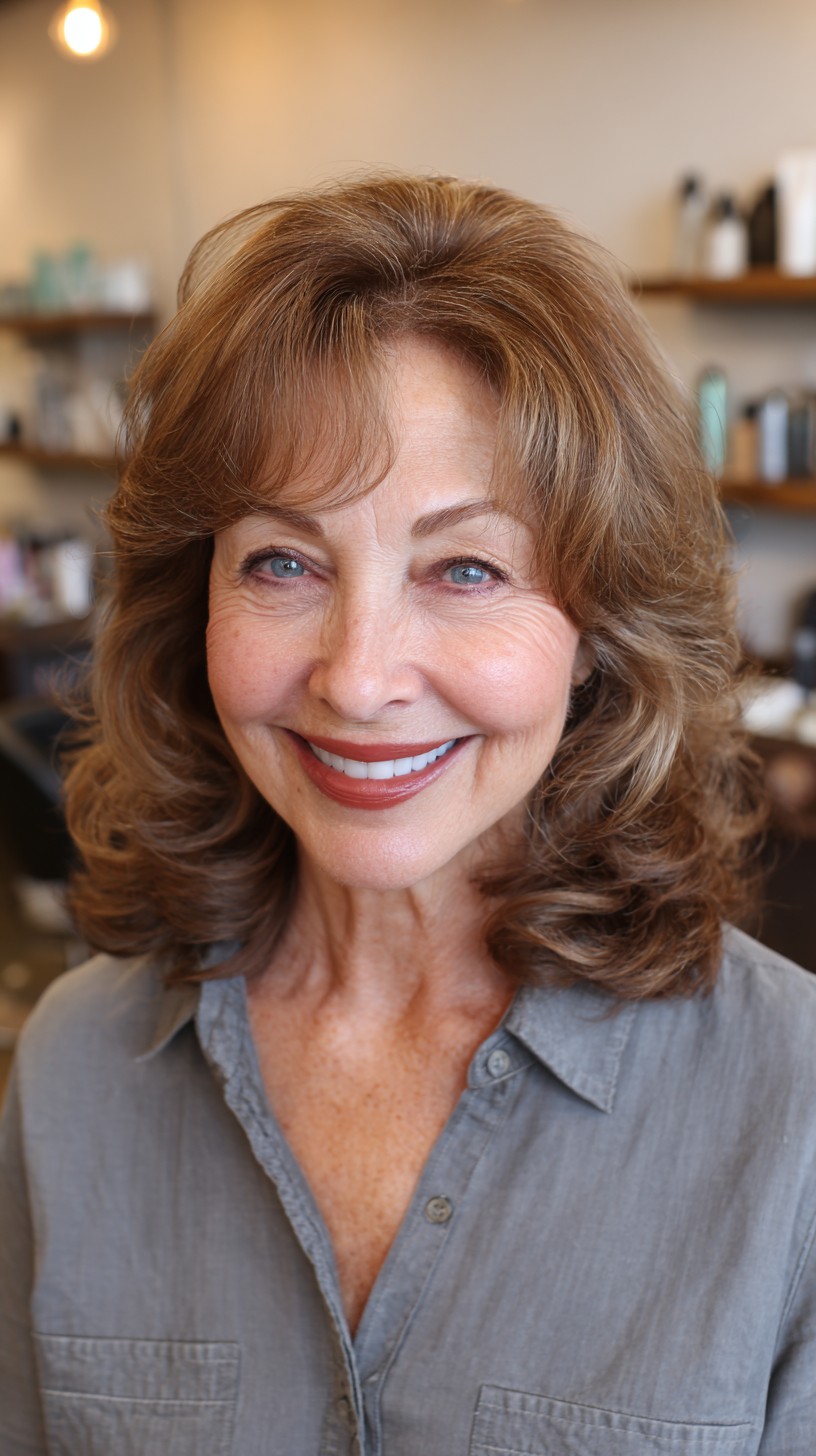 Best Layered Haircuts for Fine Hair Over 60: Volume & Style