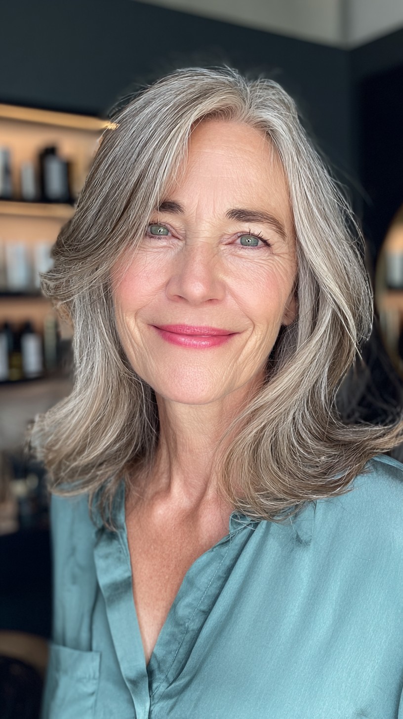 Best Layered Haircuts for Fine Hair Over 60: Volume & Style