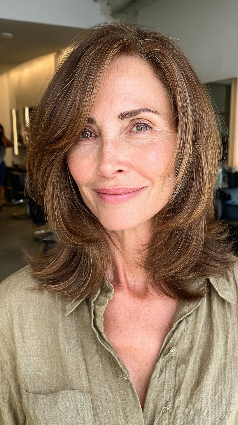Best Layered Haircuts for Fine Hair Over 60: Volume & Style