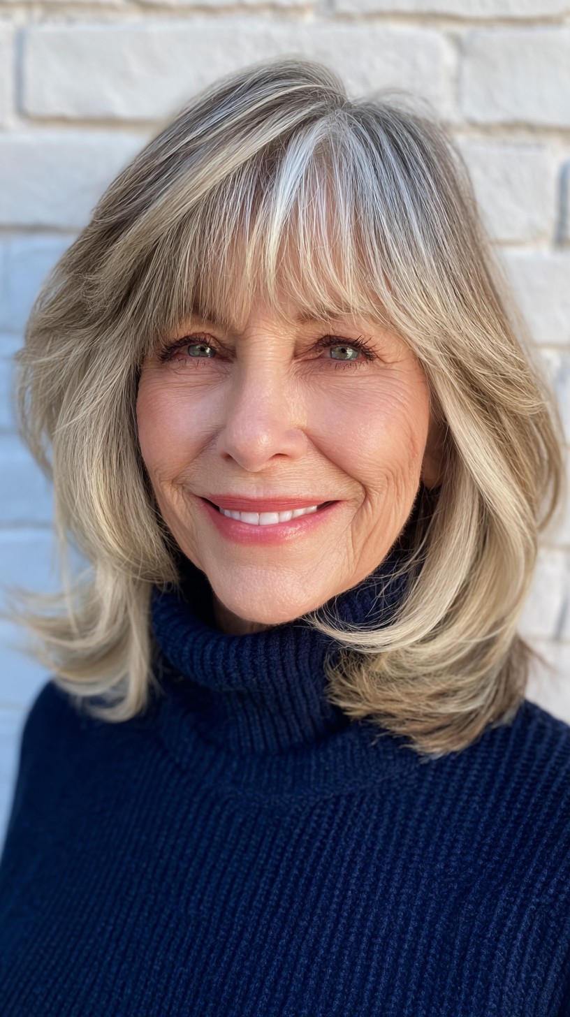 Best Layered Haircuts for Fine Hair Over 60: Volume & Style