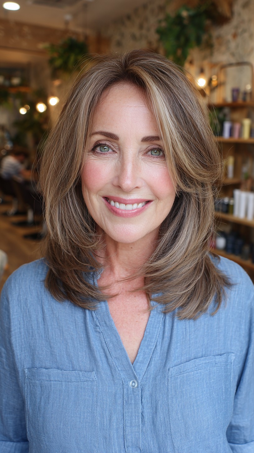 Best Layered Haircuts for Fine Hair Over 60: Volume & Style