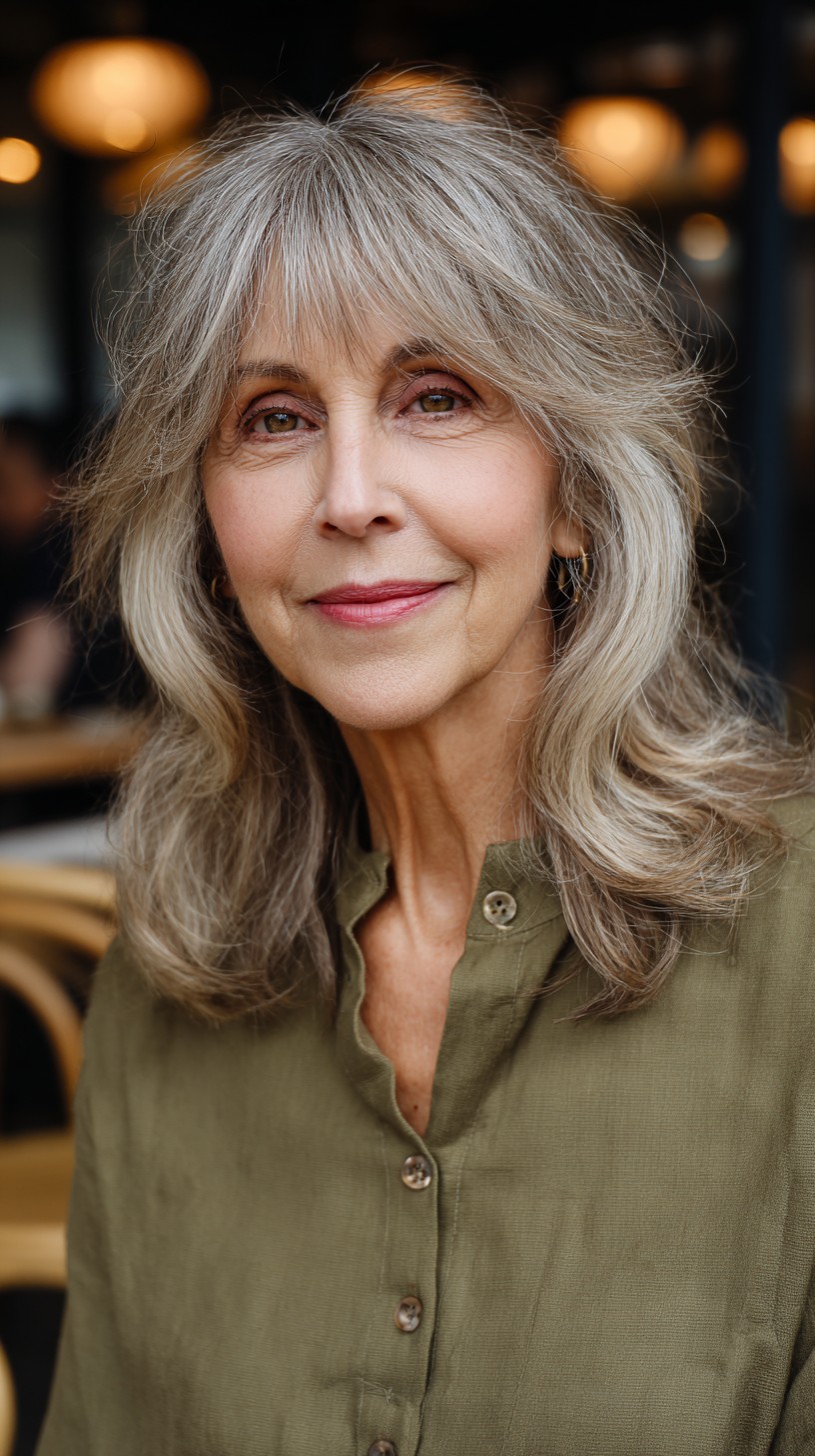 Best Layered Haircuts for Fine Hair Over 60: Volume & Style