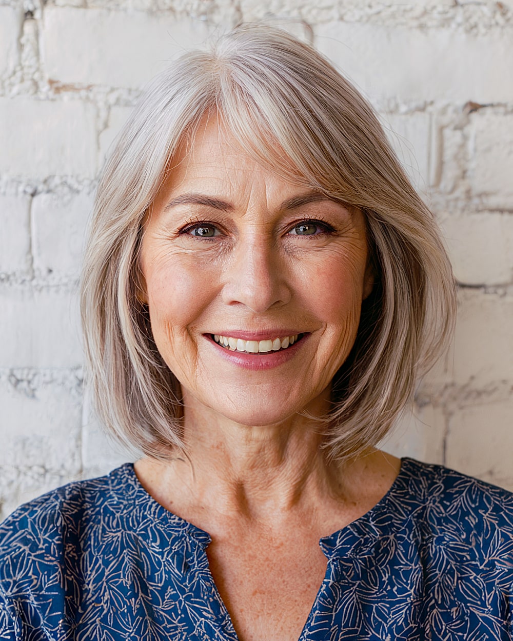 Best Curtain Bangs for Medium Hair Over 60: Soft & Stylish Looks