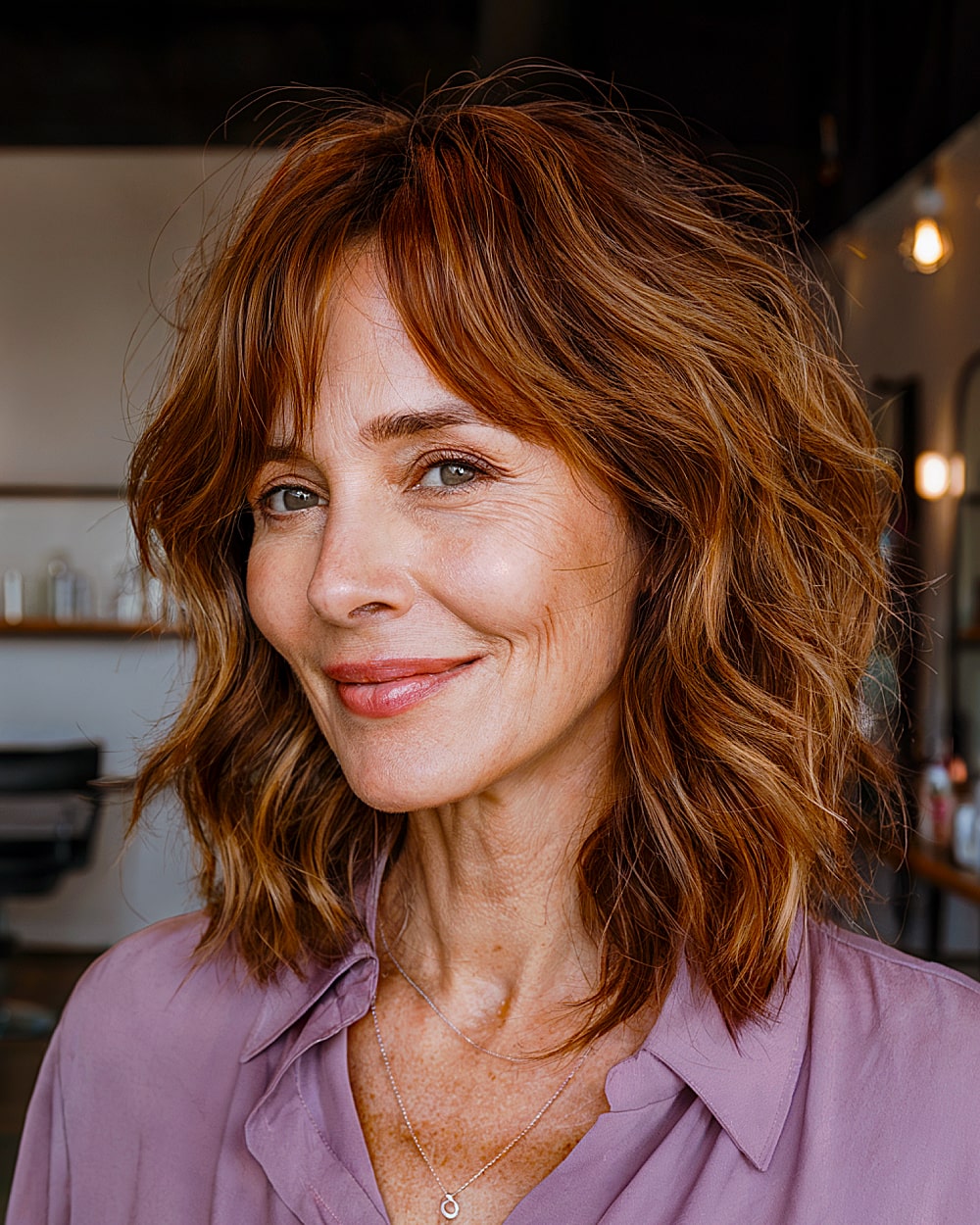 Best Curtain Bangs for Medium Hair Over 60: Soft & Stylish Looks