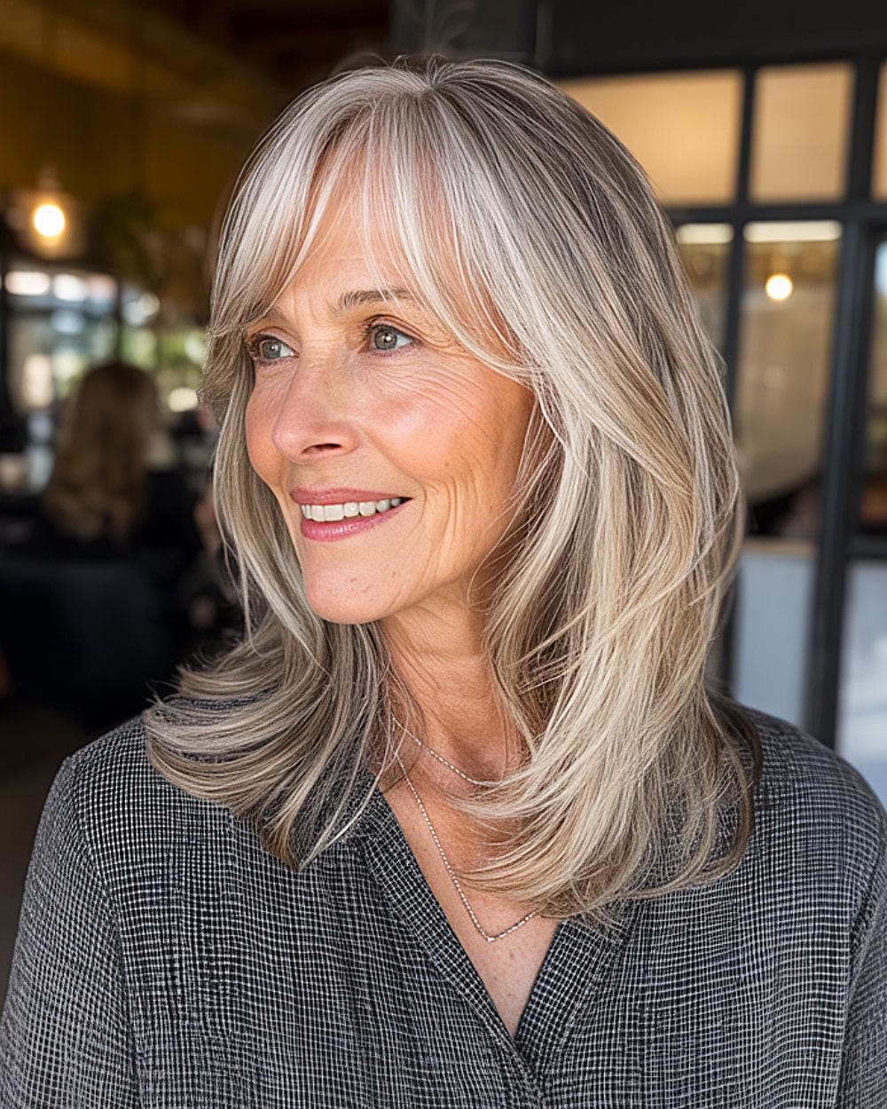 Best Curtain Bangs for Medium Hair Over 60: Soft & Stylish Looks