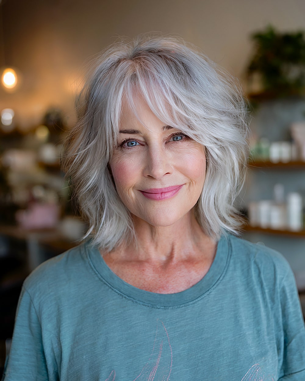 Shoulder Length Haircuts for Grey Hair: 22 Stylish Ideas