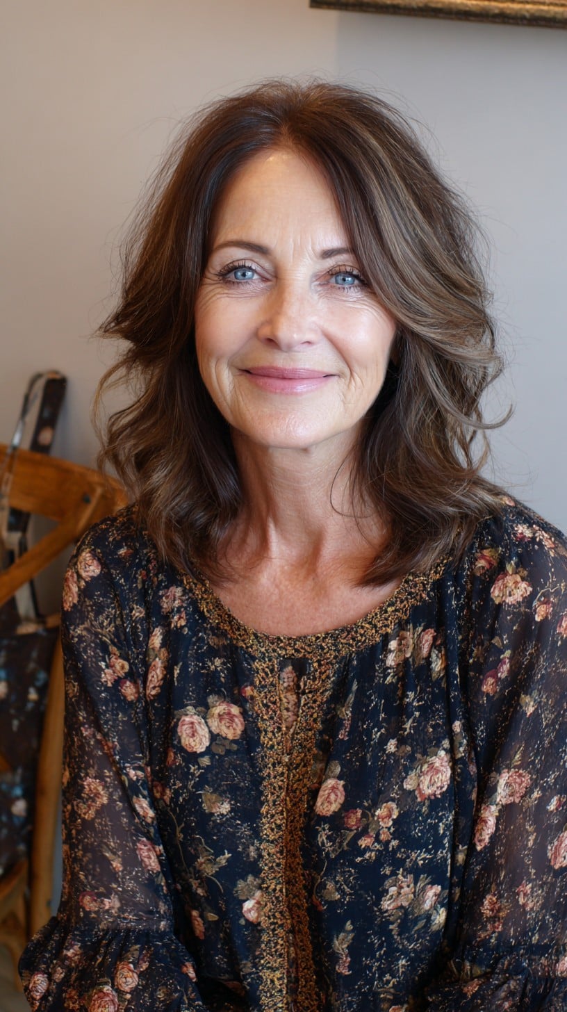 Best Medium-Length Layered Haircuts for Women Over 60