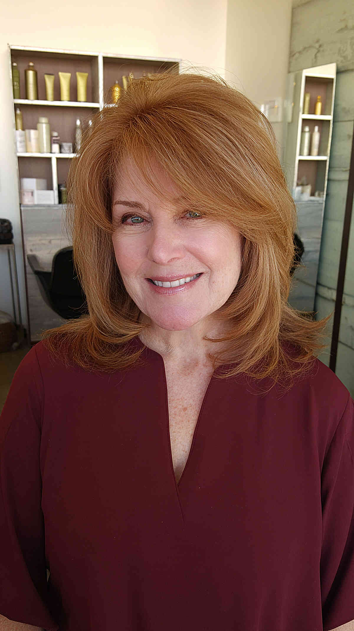 Best Medium-Length Layered Haircuts for Women Over 60