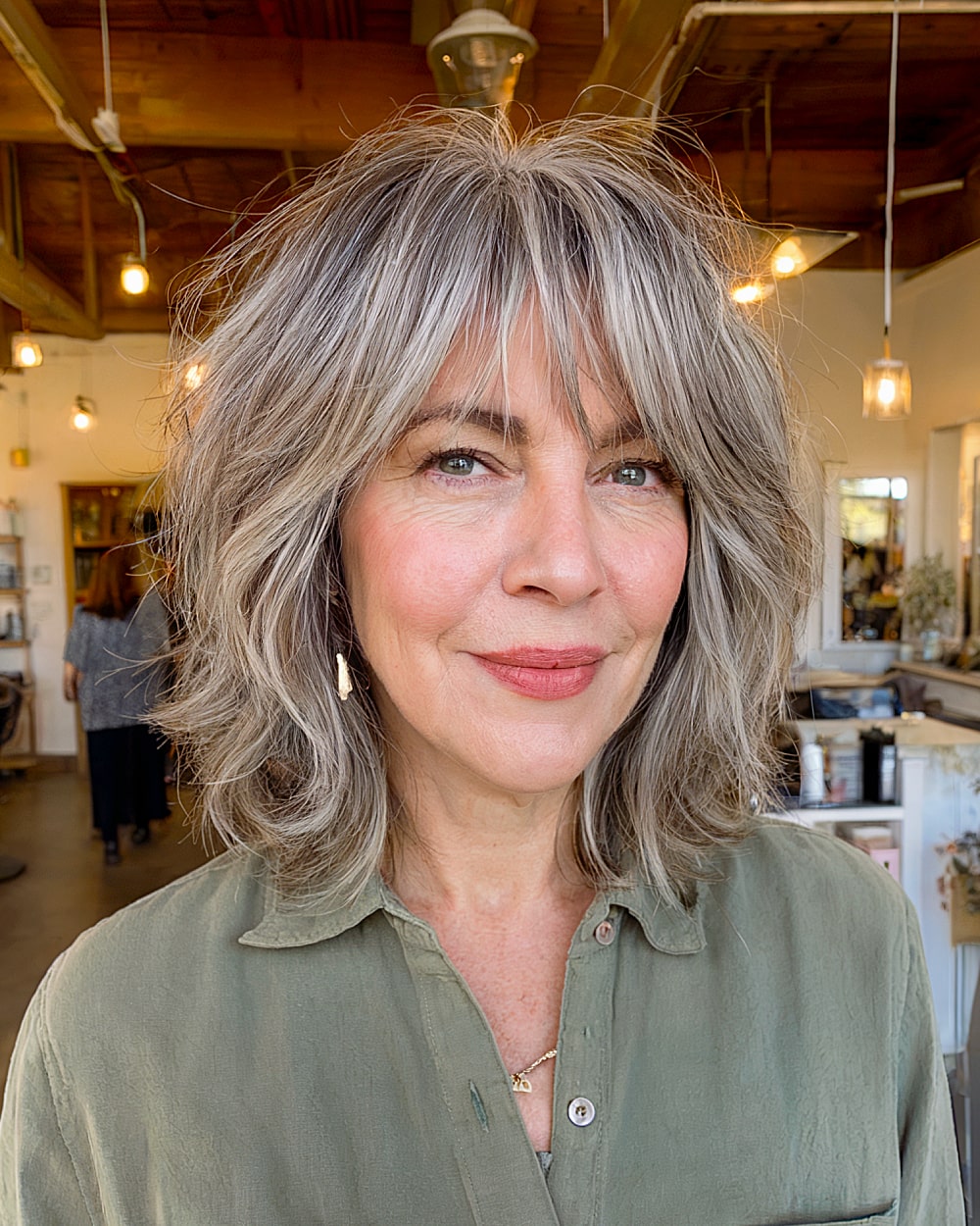 Best Medium-Length Layered Haircuts for Women Over 60