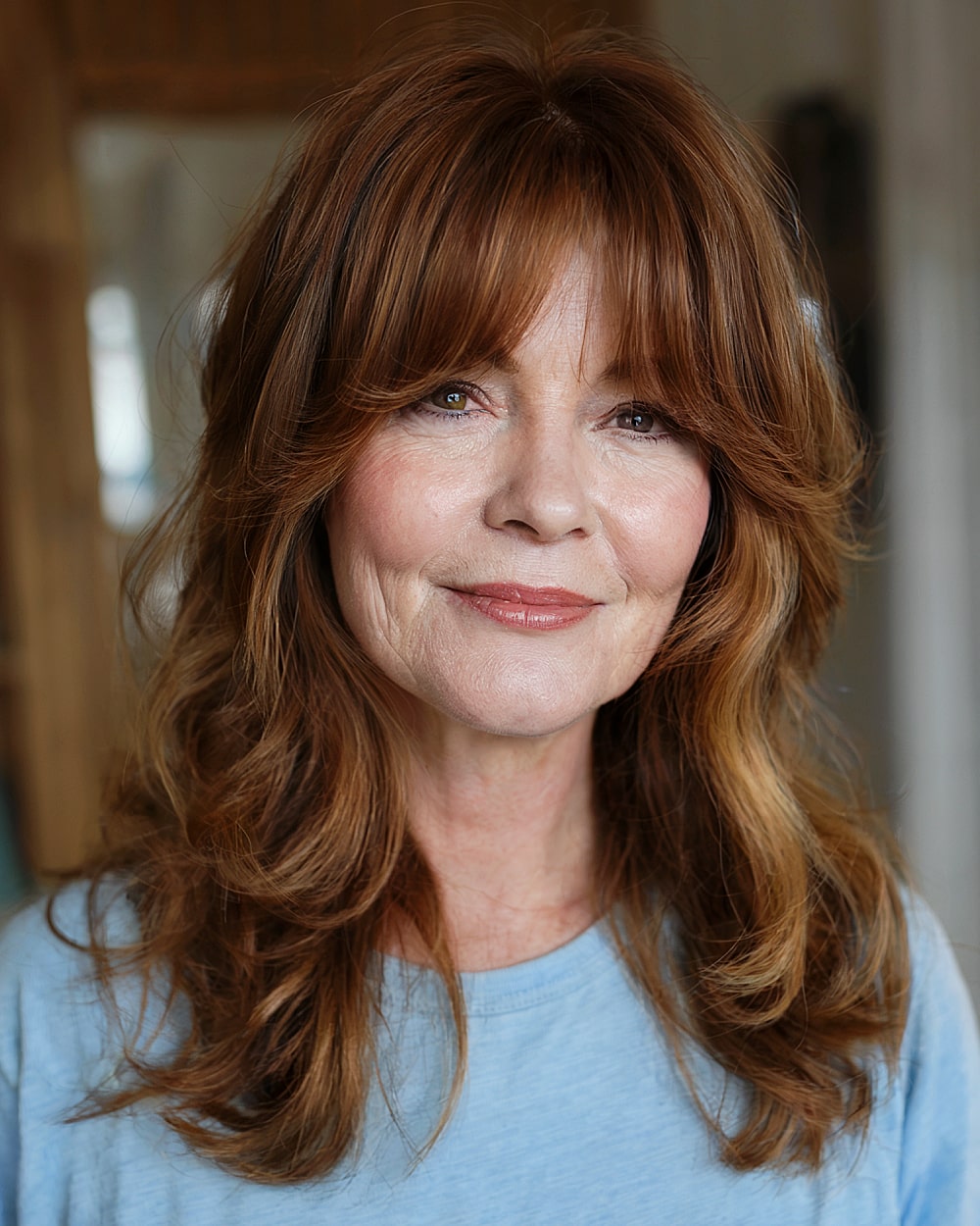 Best Medium-Length Layered Haircuts for Women Over 60