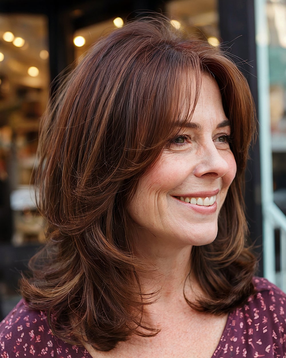 Best Medium-Length Layered Haircuts for Women Over 60