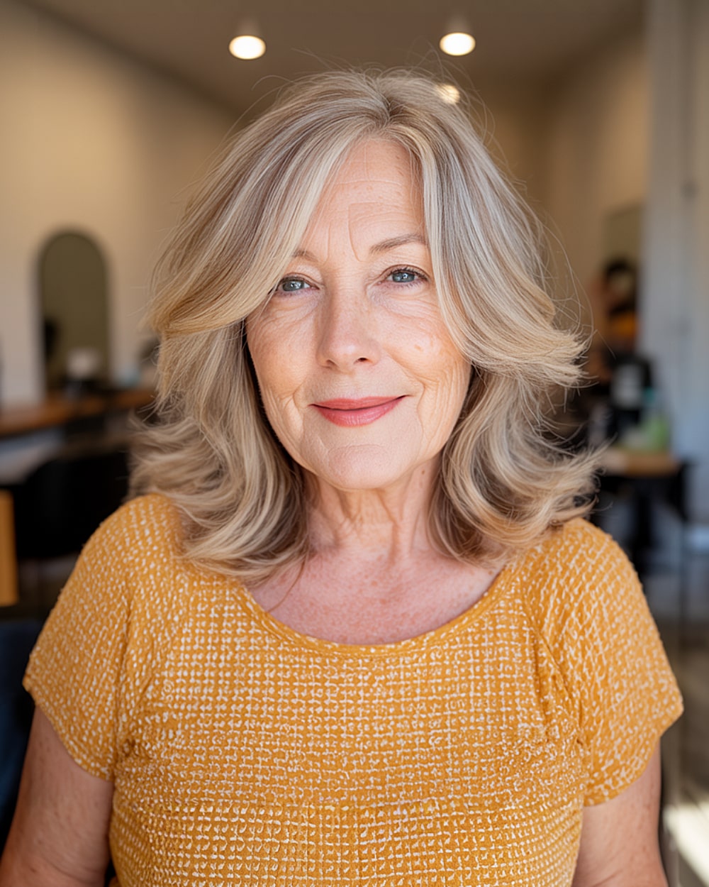 Best Medium-Length Layered Haircuts for Women Over 60