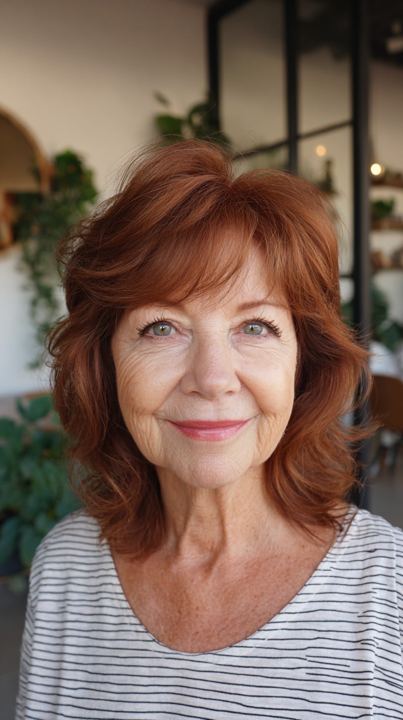 Medium Shag Haircuts for Women 70+: Volume & Style in 2026