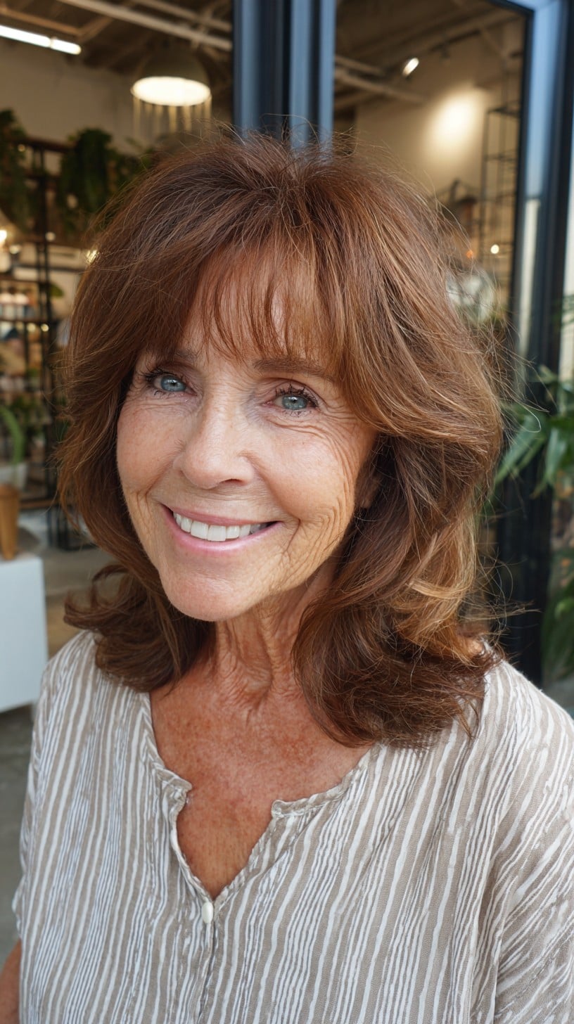Medium Shag Haircuts for Women 70+: Volume & Style in 2026