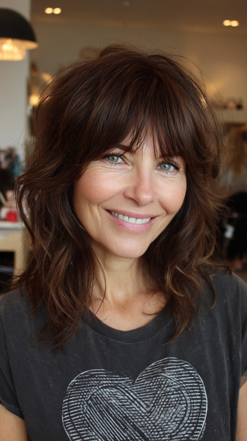 Medium Shaggy Haircuts for Women Over 50: 2026 Style Guide