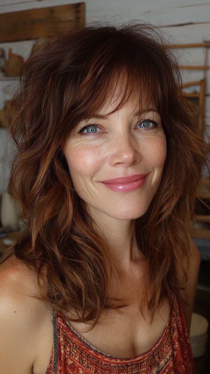 Medium Shaggy Haircuts for Women Over 50: 2026 Style Guide